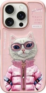 Nimmy iPhone 16 Pro 6.3" case pink Cool&Cute 2.0 Cat 1