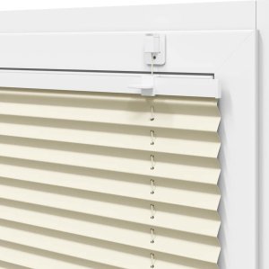 vidaXL Roleta plisowana kremowa 110x150 cm Szerokość tkaniny 109,4cm 10