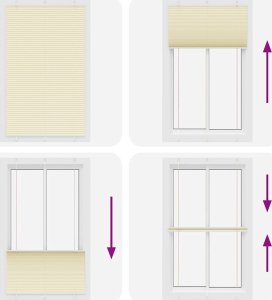 vidaXL Roleta plisowana kremowa 115x200 cm Szerokość tkaniny 114,4cm 5