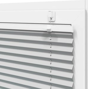 vidaXL Roleta plisowana jasnoszara 90x100 cm Szerokość tkaniny 89,4 cm 10