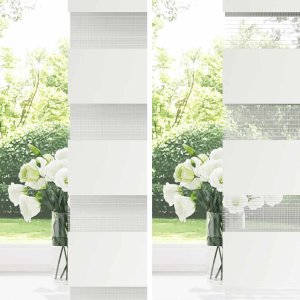 vidaXL Roleta plisowana jasnoszara 110x150cm Szerokość tkaniny 109,4cm 8