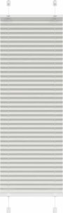 vidaXL Roleta plisowana jasnoszara 50x150 cm Szerokość tkaniny 49,4cm 1