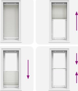 vidaXL Roleta plisowana jasnoszara 65x100 cm Szerokość tkaniny 64,4cm 5