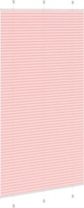 vidaXL Roleta plisowana różowa 105x200 cm Szerokość tkaniny 104,4 cm 4