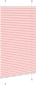 vidaXL Roleta plisowana różowa 75x100 cm Szerokość tkaniny 74,4 cm 4
