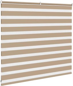 vidaXL Roleta zebra, 155x100 cm, szerokość tkaniny 150,9 cm, poliester 4