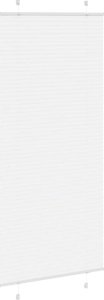 vidaXL Roleta plisowana biała 90x200 cm Szerokość tkaniny 89,4 cm 3