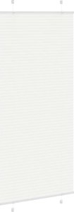 vidaXL Roleta plisowana biała 90x200 cm Szerokość tkaniny 89,4 cm 4
