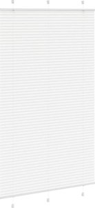 vidaXL Roleta plisowana biała 115x200 cm Szerokość tkaniny 114,4 cm 3