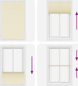 vidaXL Roleta plisowana kremowa 120x200 cm Szerokość tkaniny 119,4cm 5