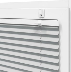 vidaXL Roleta plisowana jasnoszara 50x100 cm Szerokość tkaniny 49,4cm 10