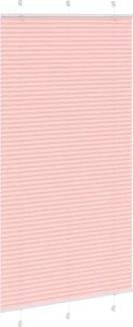 vidaXL Roleta plisowana różowa 100x200 cm Szerokość tkaniny 99,4 cm 3