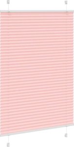 vidaXL Roleta plisowana różowa 100x100 cm Szerokość tkaniny 99,4 cm 3