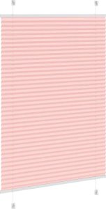 vidaXL Roleta plisowana różowa 100x100 cm Szerokość tkaniny 99,4 cm 4