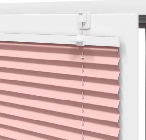 vidaXL Roleta plisowana różowa 100x100 cm Szerokość tkaniny 99,4 cm 9