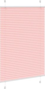 vidaXL Roleta plisowana różowa 90x100 cm Szerokość tkaniny 89,4 cm 3