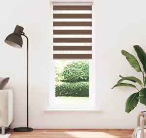 vidaXL Roleta plisowana jasnoszara 80x200 cm Szerokość tkaniny 79,4 cm 2