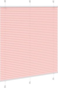 vidaXL Roleta plisowana różowa 120x150 cm Szerokość tkaniny 119,4 cm 3