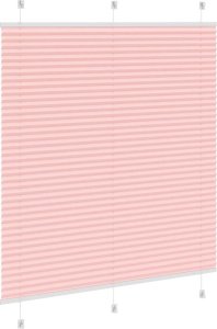 vidaXL Roleta plisowana różowa 120x150 cm Szerokość tkaniny 119,4 cm 4