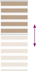 vidaXL Roleta zebra, 55x150 cm, szerokość tkaniny 50,9 cm, poliester 5