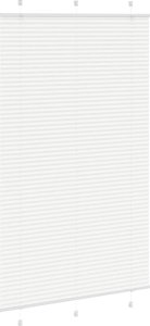 vidaXL Roleta plisowana biała 120x200 cm Szerokość tkaniny 119,4 cm 3