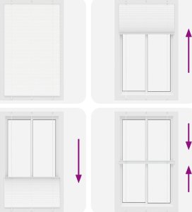 vidaXL Roleta plisowana biała 120x200 cm Szerokość tkaniny 119,4 cm 7