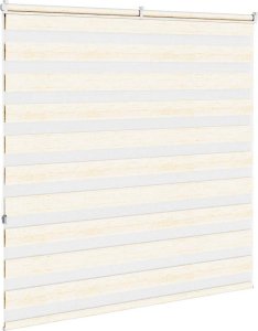 vidaXL Roleta zebra, 150x150 cm, szerokość tkaniny 145,9 cm, poliester 4