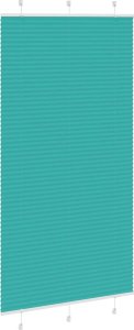 vidaXL Roleta plisowana Zielony Benzyna 100x200cm Szerokość tkaniny 3