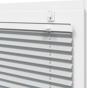 vidaXL Roleta plisowana jasnoszara 70x100 cm Szerokość tkaniny 69,4 cm 10