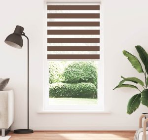 vidaXL Roleta plisowana jasnoszara 100x200cm Szerokość tkaniny 99,4 cm 2