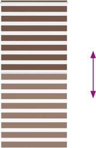 vidaXL Roleta plisowana jasnoszara 110x200cm Szerokość tkaniny 109,4cm 5