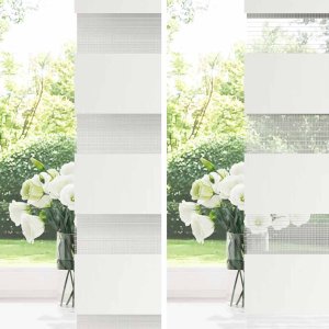 vidaXL Roleta plisowana jasnoszara 110x200cm Szerokość tkaniny 109,4cm 8