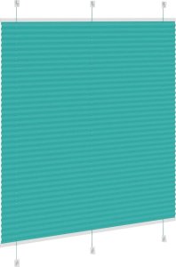 vidaXL Roleta plisowana Zielony Benzyna 115x150cm Szerokość tkaniny 4