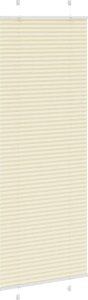 vidaXL Roleta plisowana kremowa 70x200 cm Szerokość tkaniny 69,4 cm 3