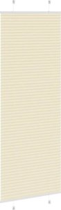vidaXL Roleta plisowana kremowa 70x200 cm Szerokość tkaniny 69,4 cm 4