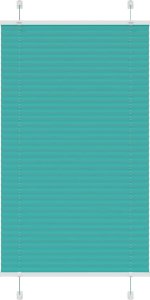 vidaXL Roleta plisowana Zielony Benzyna 75x150 cm Szerokość tkaniny 1