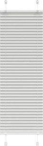 vidaXL Roleta plisowana jasnoszara 40x100 cm Szerokość tkaniny 39,4 cm 1