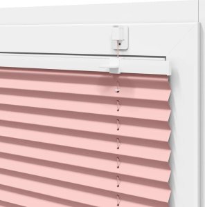 vidaXL Roleta plisowana różowa 80x200 cm Szerokość tkaniny 79,4 cm 10