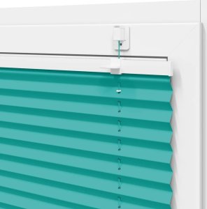 vidaXL Roleta plisowana Zielony Benzyna 110x200cm Szerokość tkaniny 10