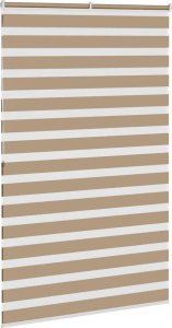 vidaXL Roleta zebra, 145x200 cm, szerokość tkaniny 140,9 cm, poliester 4