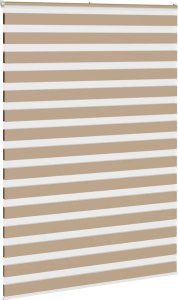 vidaXL Roleta zebra, 155x230 cm, szerokość tkaniny 150,9 cm, poliester 3