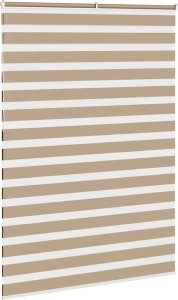 vidaXL Roleta zebra, 155x230 cm, szerokość tkaniny 150,9 cm, poliester 4