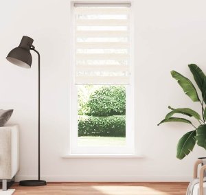 vidaXL Roleta zebra, 80x200 cm, szerokość tkaniny 75,9 cm, poliester 2