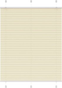 vidaXL Roleta plisowana kremowa 105x150 cm Szerokość tkaniny 104,4cm 1