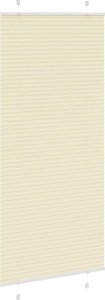 vidaXL Roleta plisowana kremowa 95x200 cm Szerokość tkaniny 94,4 cm 3