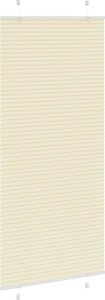 vidaXL Roleta plisowana kremowa 95x200 cm Szerokość tkaniny 94,4 cm 4
