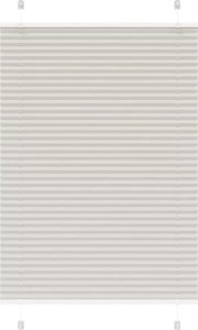 vidaXL Roleta plisowana jasnoszara 85x100 cm Szerokość tkaniny 84,4 cm 1