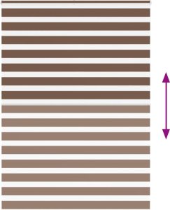 vidaXL Roleta plisowana Zielony Benzyna 85x100 cm Szerokość tkaniny 5