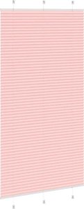 vidaXL Roleta plisowana różowa 110x200 cm Szerokość tkaniny 109,4 cm 4