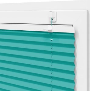 vidaXL Roleta plisowana Zielony Benzyna 95x200 cm Szerokość tkaniny 10